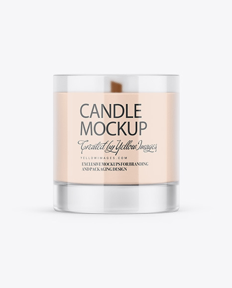 Candle W/ Box Mockup