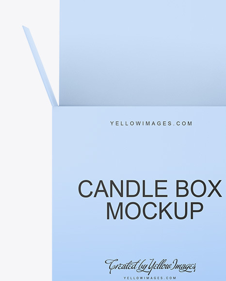 Candle W/ Box Mockup