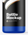 Matte Plastic Bottle Mockup