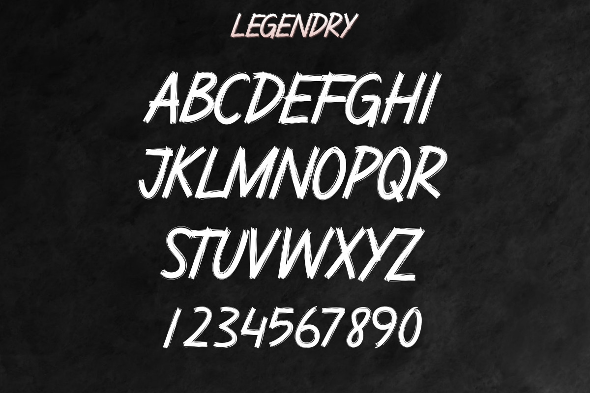 LEGENDRY Font