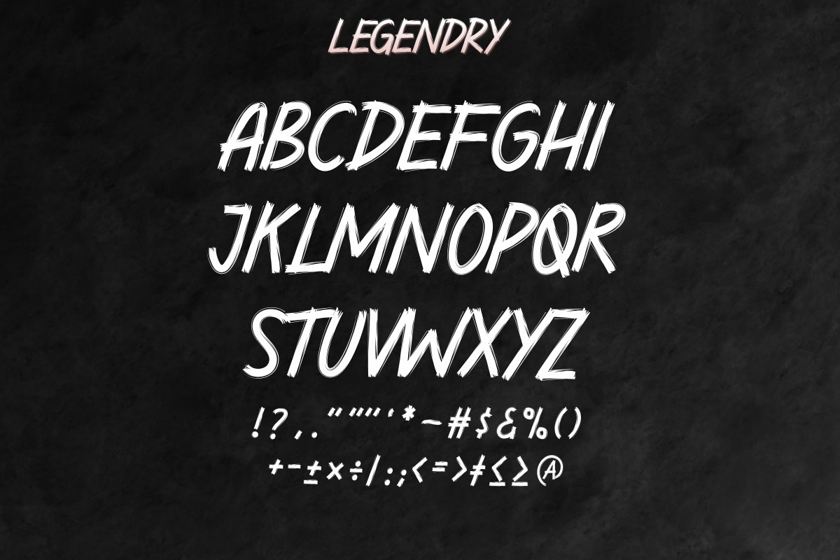 LEGENDRY Font