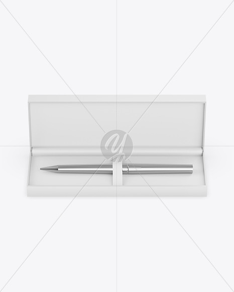 Gift Writing Pen in Box Mockup