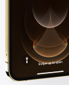 Apple iPhone 12 Pro Max Gold Mockup