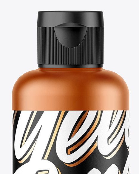 Metallic Bottle Mockup