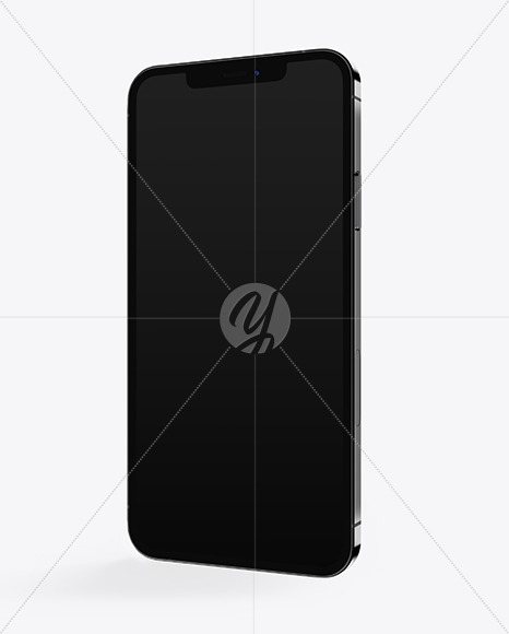 Apple iPhone 12 Pro Max Graphite Mockup