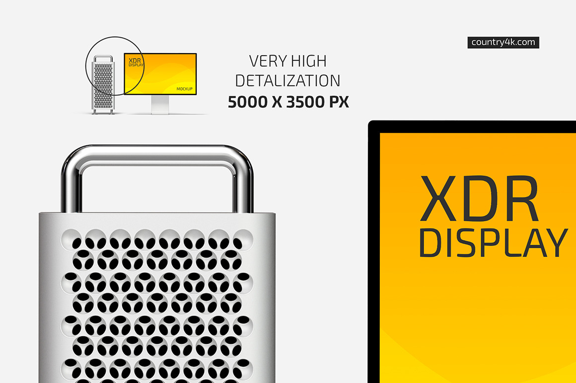 XDR Display Mockup Set XDR Display Mockup Set