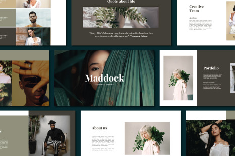 Maddock Powerpoint Template - Report