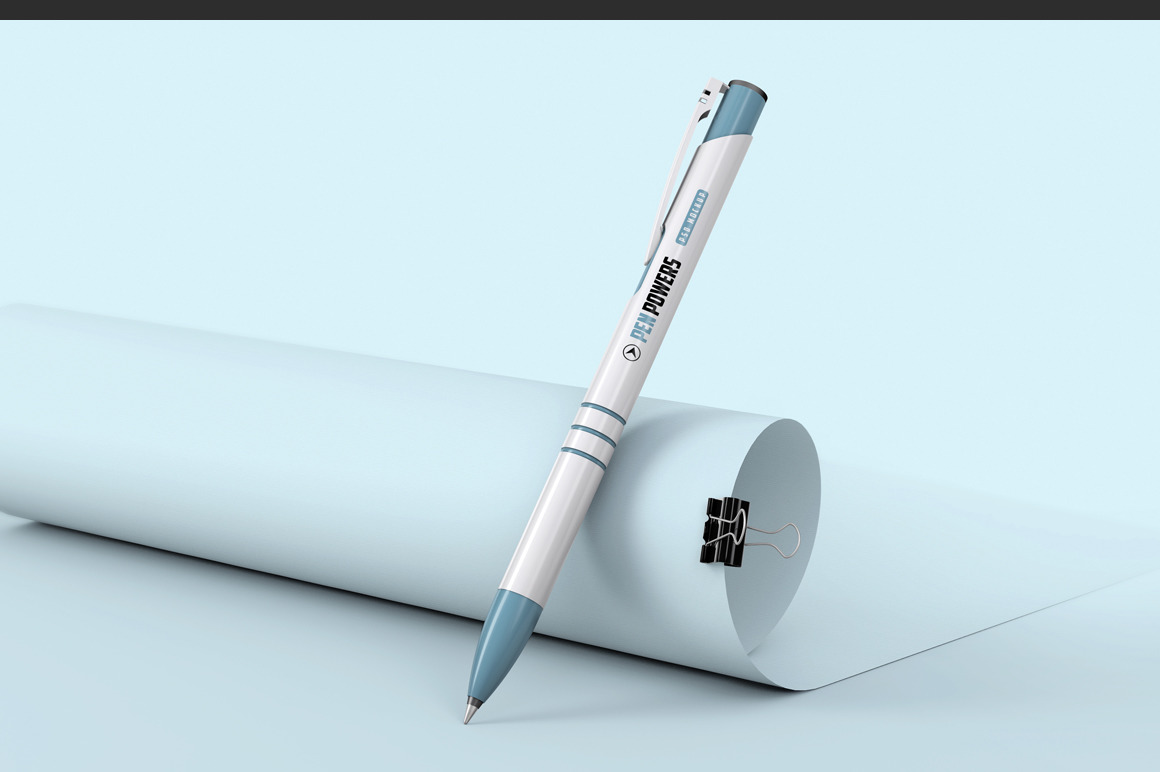 Ballpoint Pen Mockup