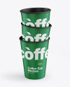 Paper Coffee Cups Mockup