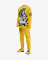 Men's Sport Suit Mockup - Half Side View Men's Sport Suit Mockup - Half Side View