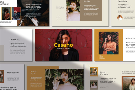 Casano Powerpoint Template - Report