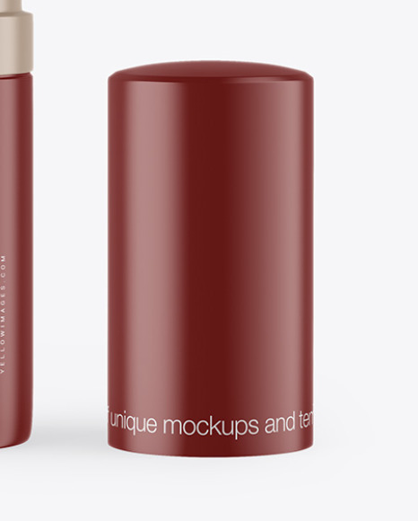 Matte Opened Lipstick Mockup