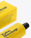 Box w/ Cosmetic Tube Mockup