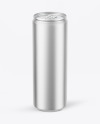 Matte Metallic Drink Can Mockup