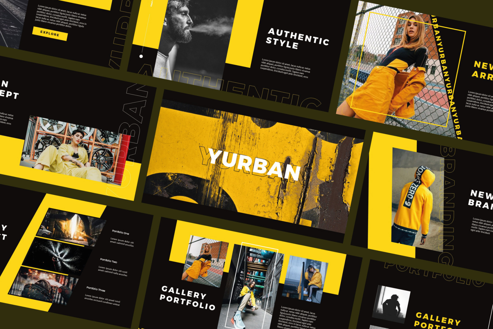 YURBAN Powerpoint Template YURBAN Powerpoint Template