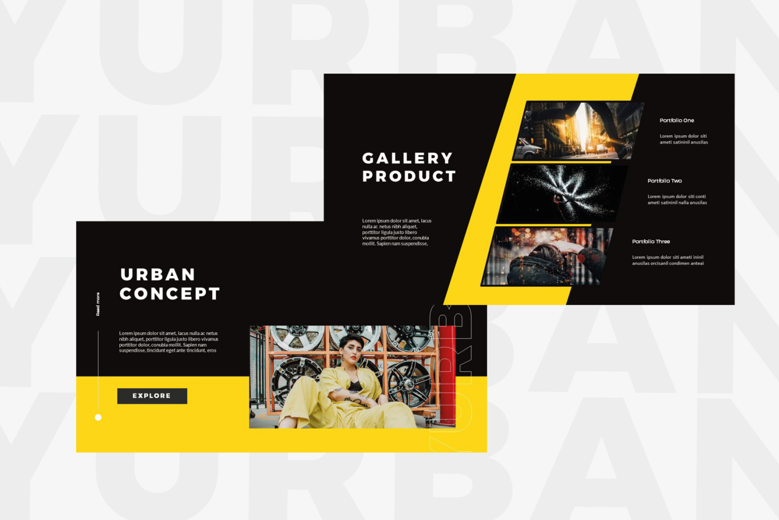 YURBAN Powerpoint Template YURBAN Powerpoint Template