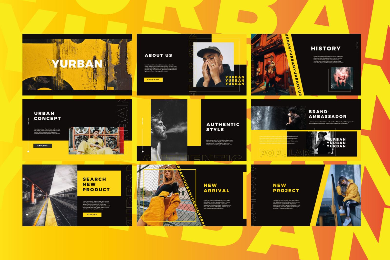 YURBAN Powerpoint Template YURBAN Powerpoint Template