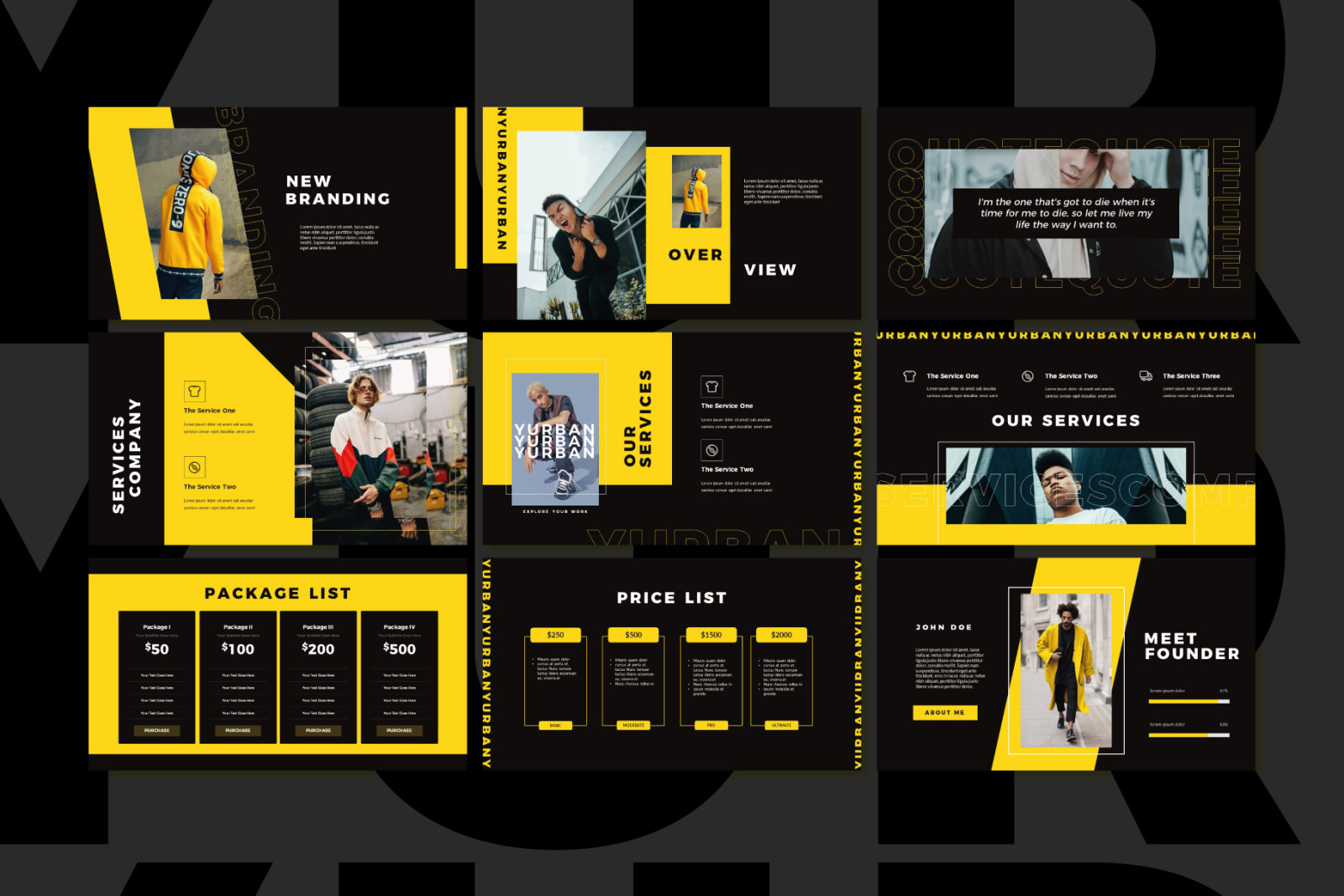YURBAN Powerpoint Template YURBAN Powerpoint Template