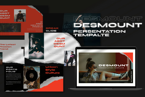 Desmount Powerpoint Template - Report