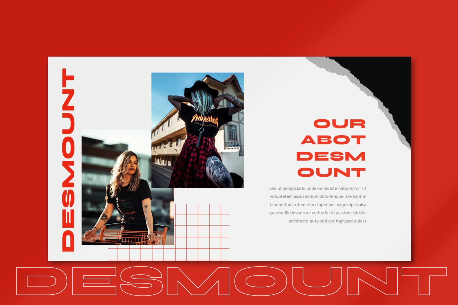 Desmount Powerpoint Template