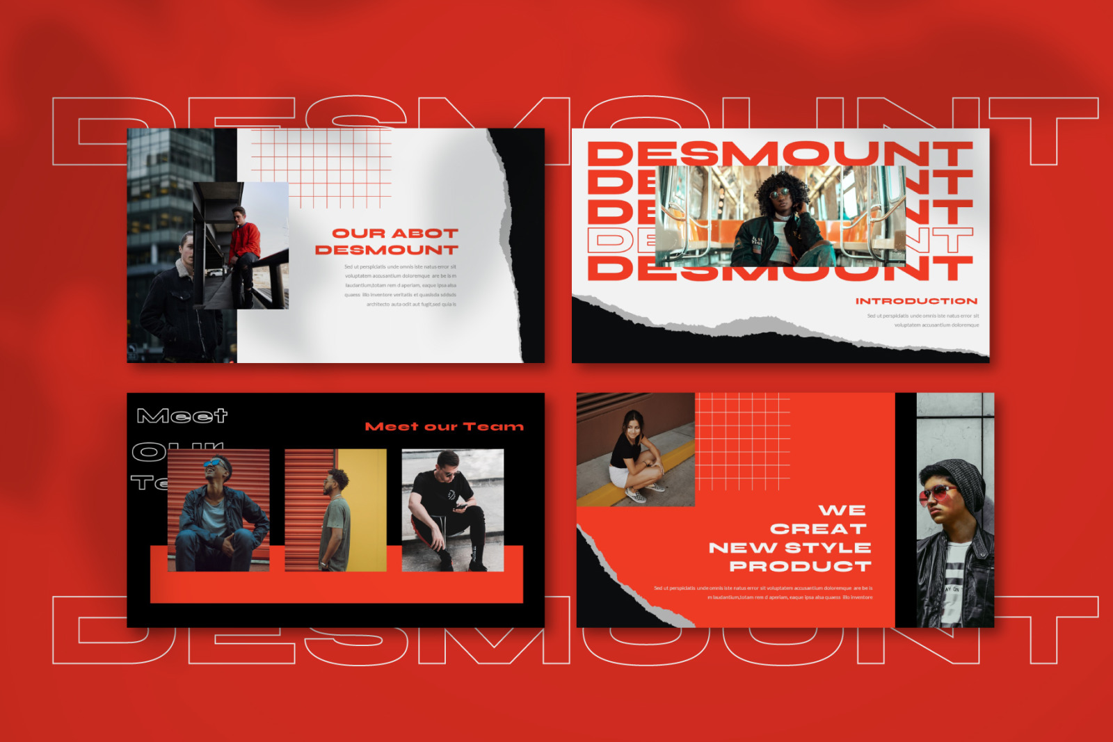 Desmount Powerpoint Template