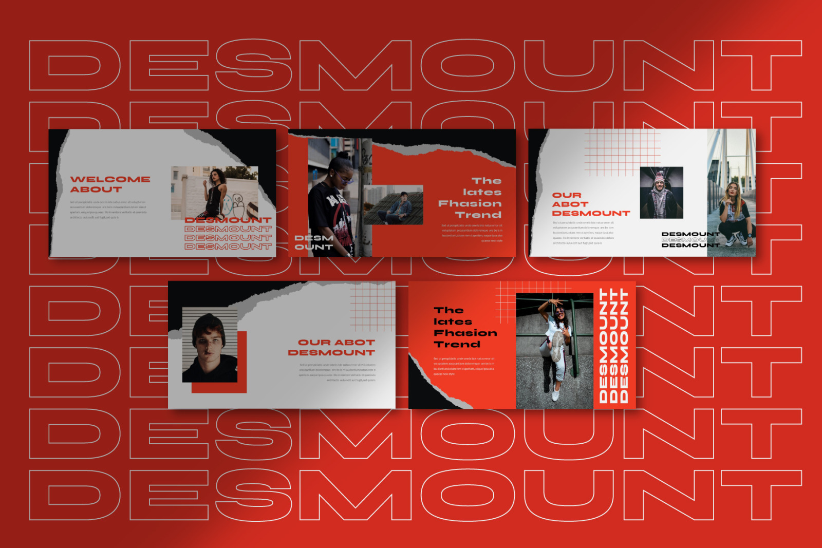 Desmount Powerpoint Template