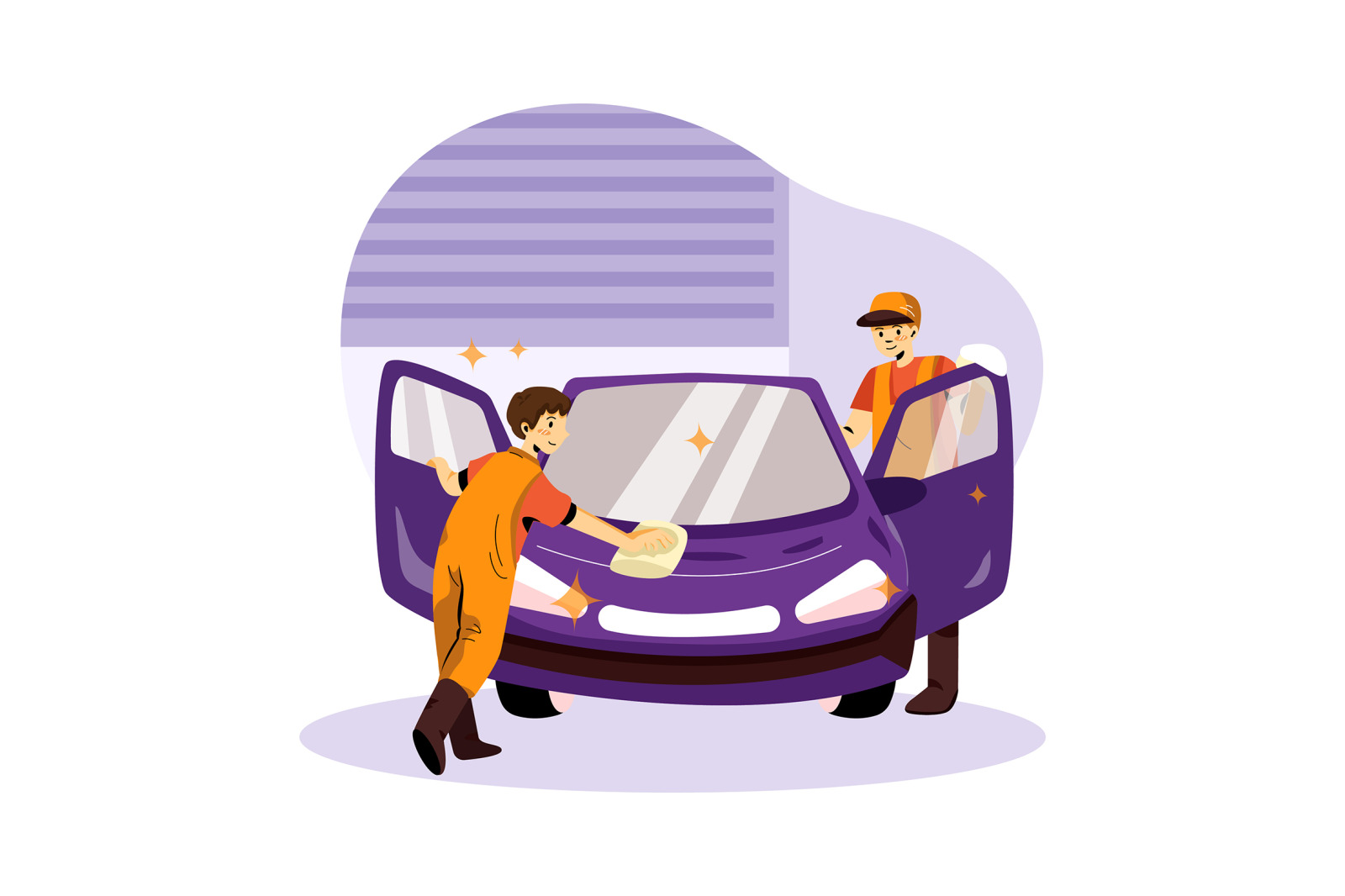 M220_Car Washing Service Illustrations