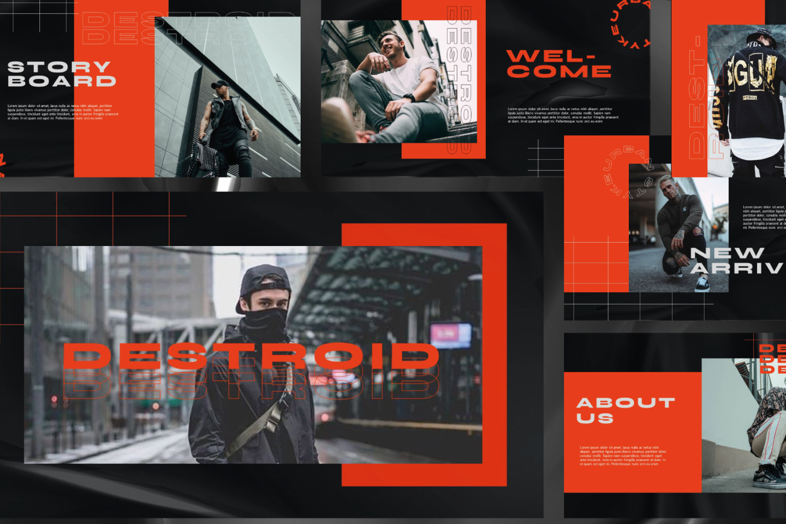 Destroid Powerpoint Template