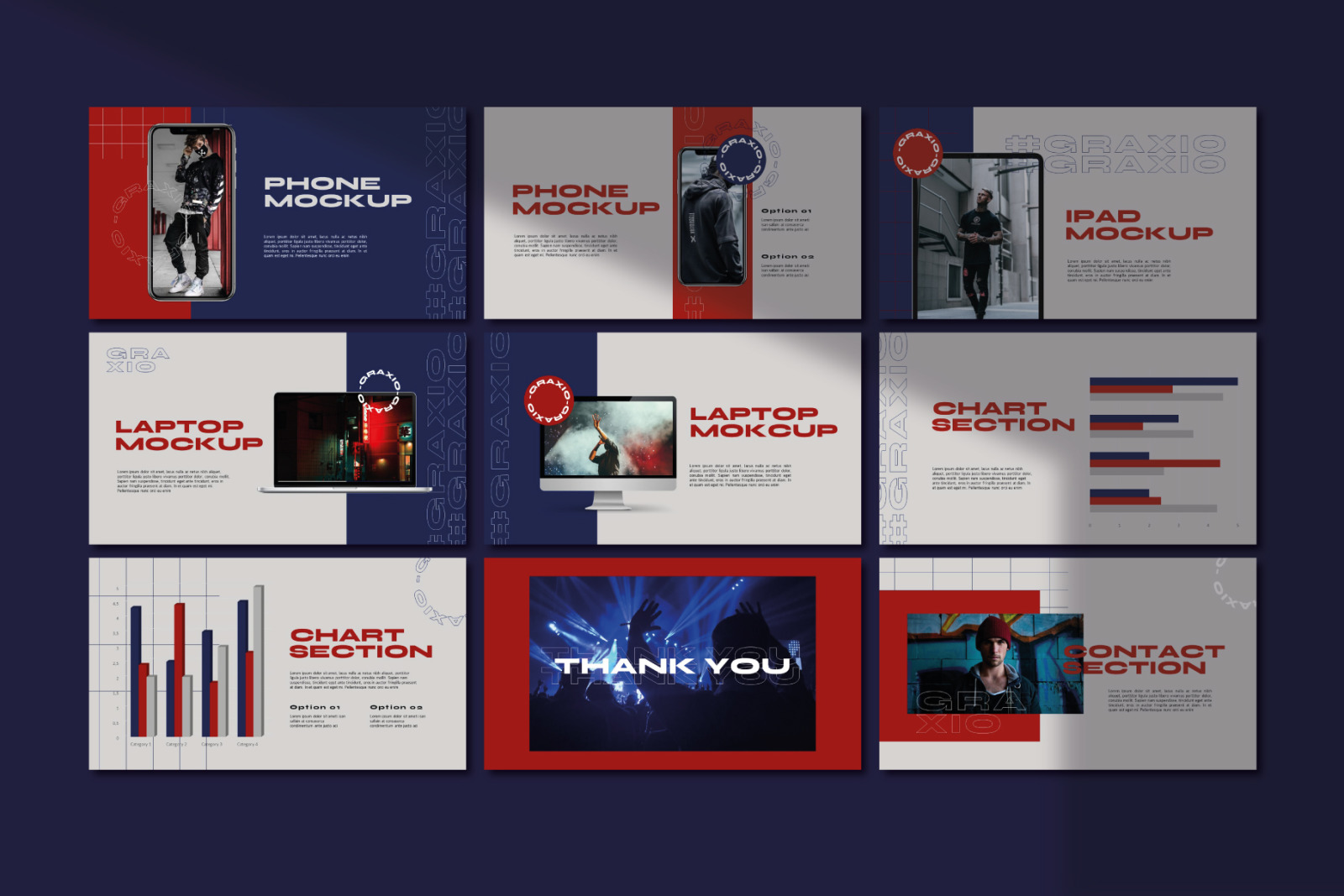 Graxio Powerpoint Template Graxio Powerpoint Template