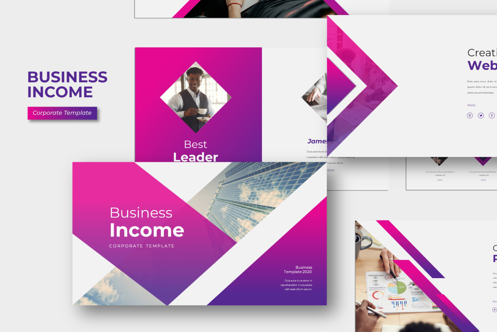 Business Income Powerpoint Template