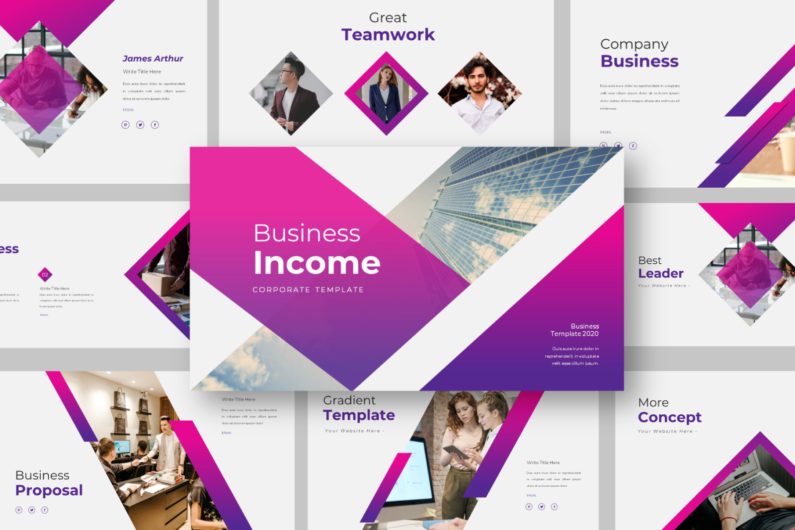 Business Income Google Slides