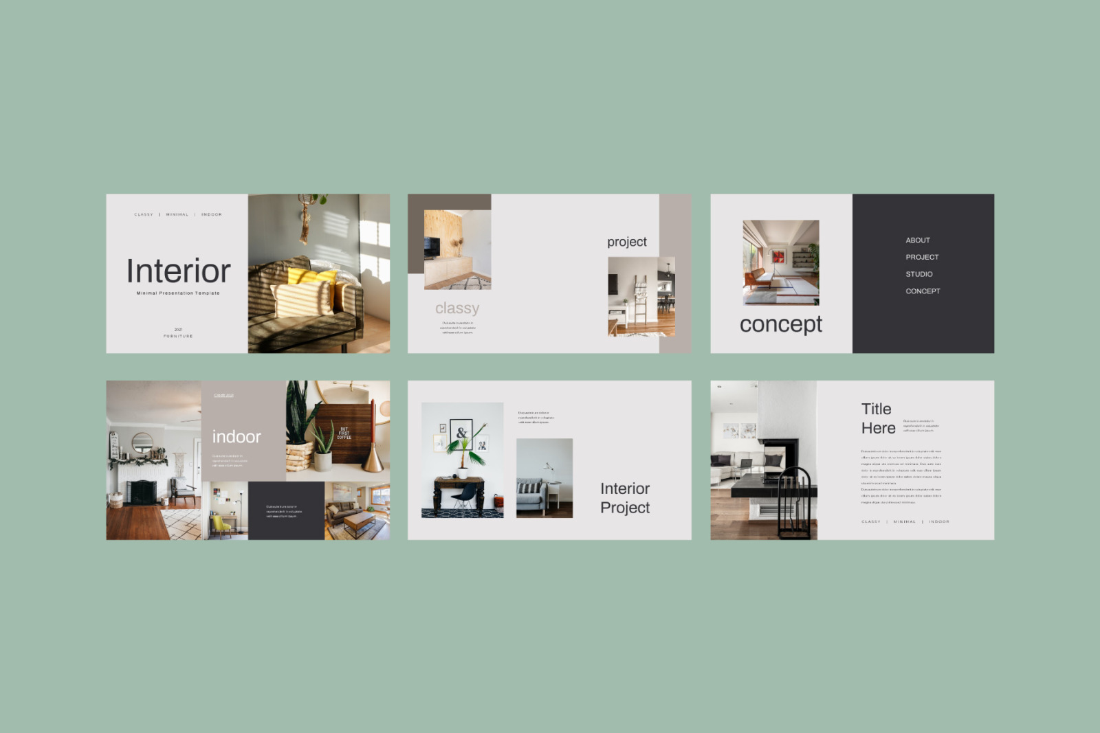 Interior Keynote Template