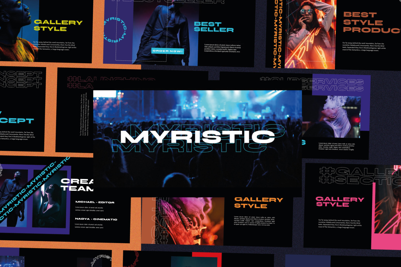 Myristic Keynote Template