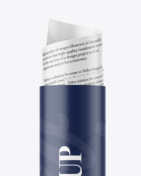 Matte Mailing Tube Mockup