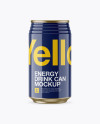 330ml Glossy Aluminium Can Mockup 330ml Glossy Aluminium Can Mockup