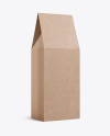 Kraft Paper Bag Mockup - Halfside View