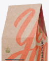 Kraft Paper Box Mockup - Halfside View