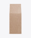 Kraft Paper Box Mockup - Front View