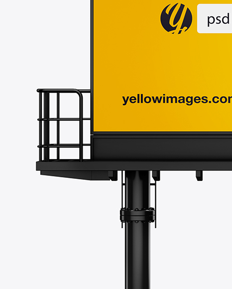 Billboard Mockup - Front View