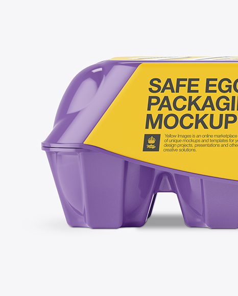 Glossy Egg Container - Front View