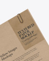 A4 Kraft Paper Mockup