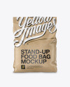 Kraft Bag Mockup - Front View