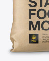 Kraft Bag Mockup - Front View