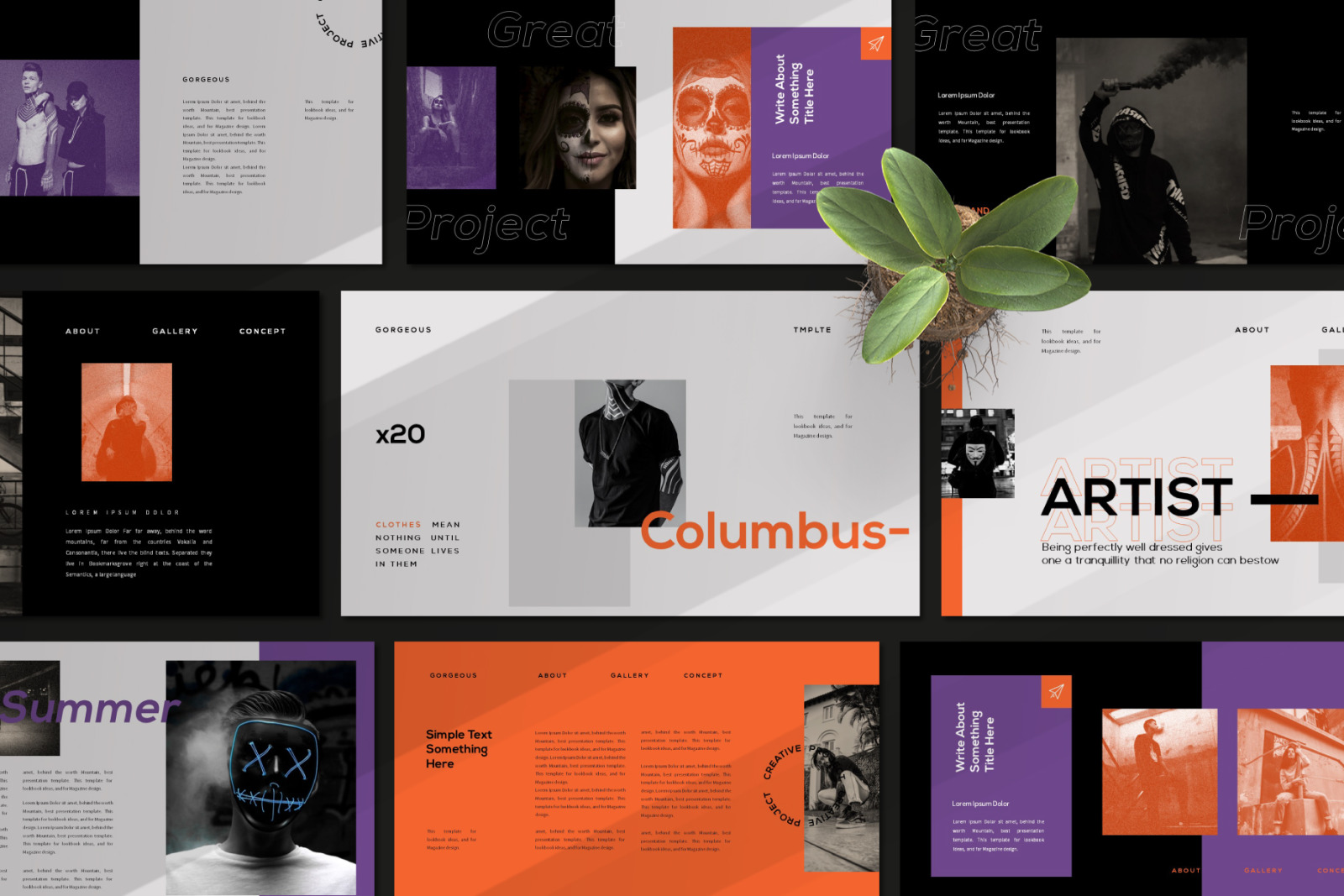 Columbus Powerpoint Template