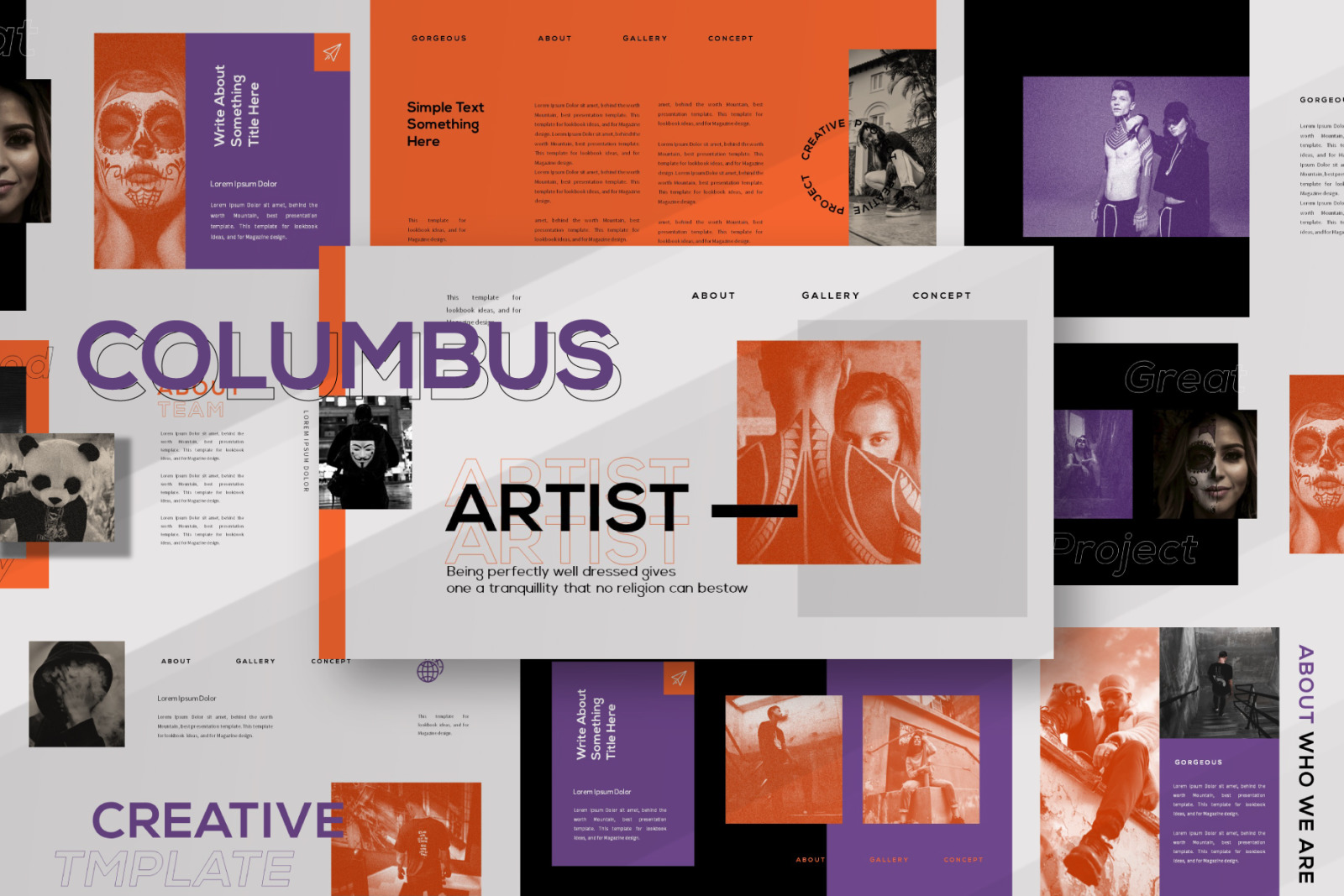 Columbus Powerpoint Template Columbus Powerpoint Template