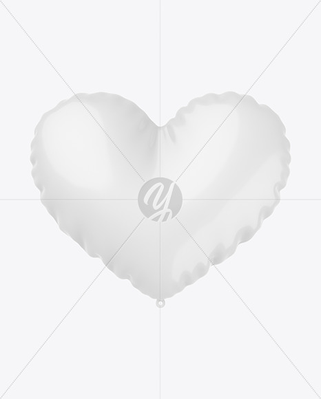 Heart Balloon Mockup