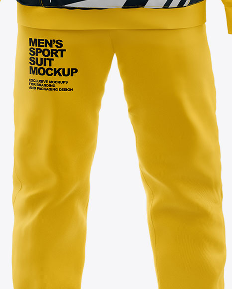 Men’s Sport Suit Mockup – Front View