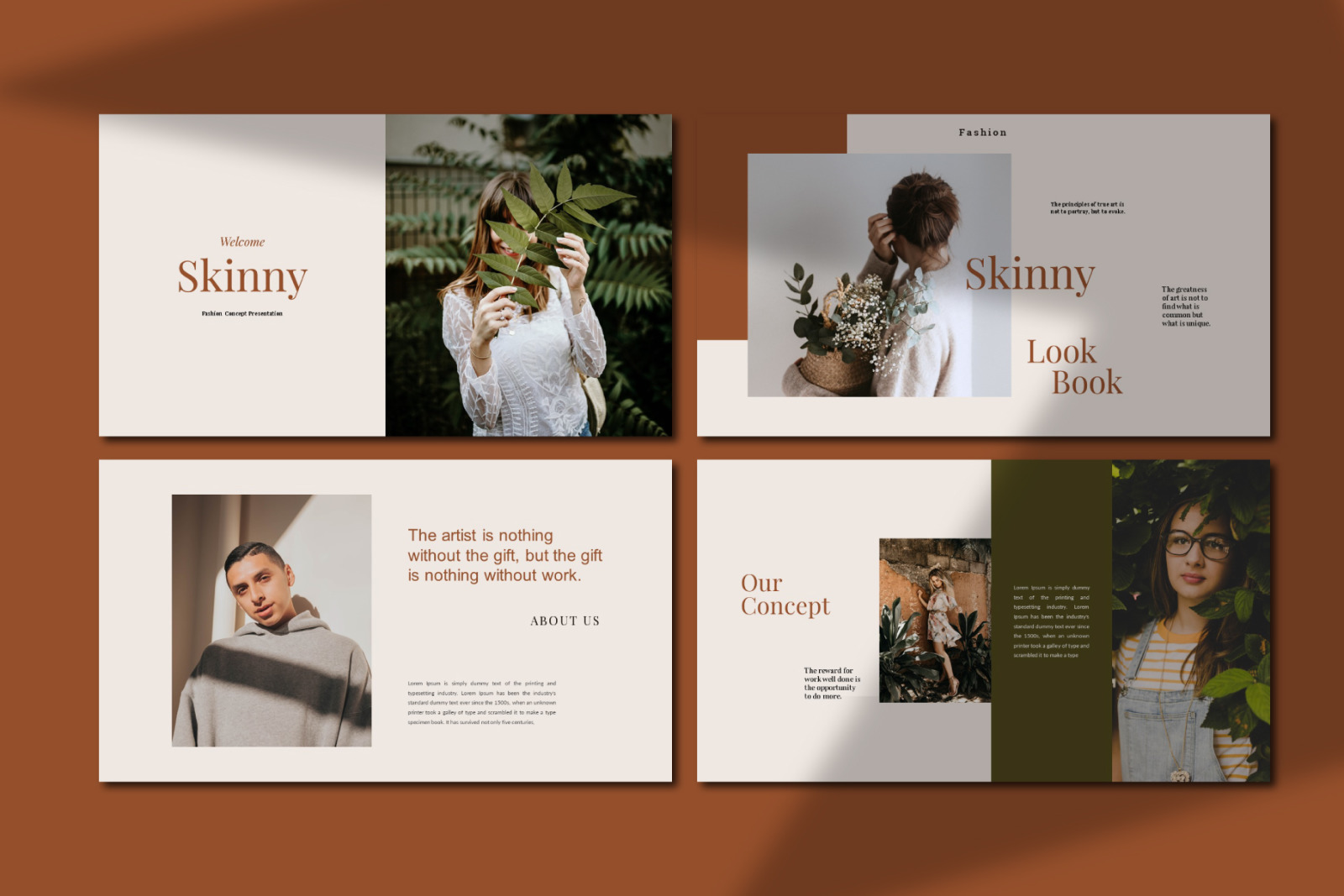 Skinny Powerpoint Template Skinny Powerpoint Template