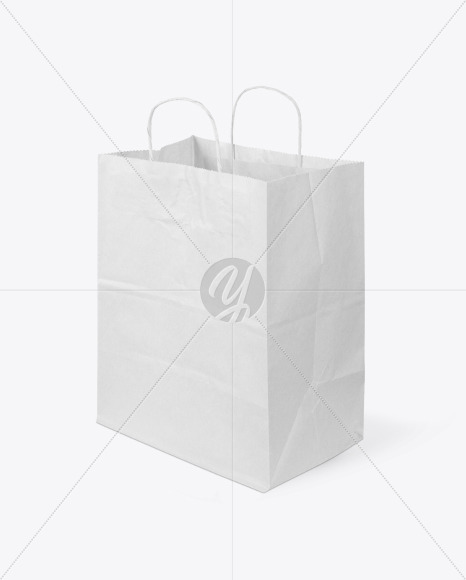 Kraft Paper Shopping Bag Mockup