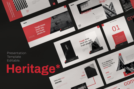 Heritage Powerpoint Template - Report